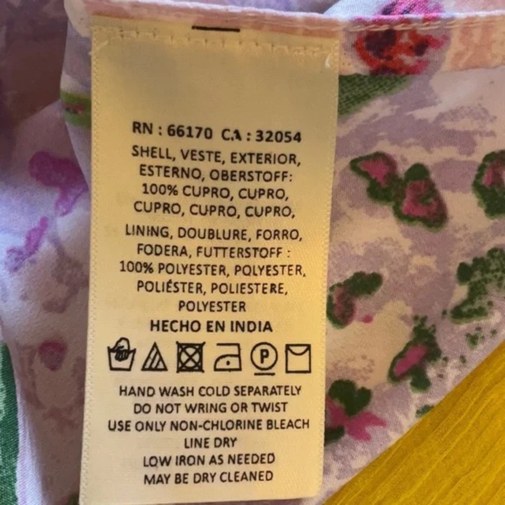 Hd In Paris Ombre Chiffon Floral Swing Dress - image 7